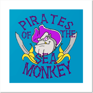 Pirates of the Sea Monkey Posters and Art